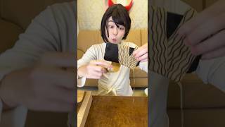 ROLL A CARDBOARD RAMEN AROUND ONE’S CELLPHONE！asmr [upl. by Elmo]