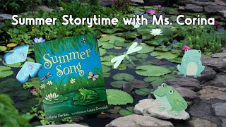 Ms Corina Summer Storytime 21  Summer Song By Kevin Henkes [upl. by Evans405]