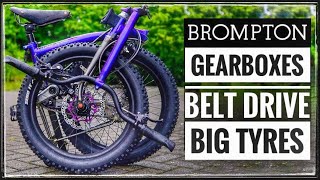 These Gearbox Folding Bikes Will Blow Your Mind Custom Bromptons [upl. by Archambault]