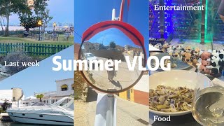 Travel VLOG 📍Spain 5  Last week in Spain eating food mini gulf beach and boat ride [upl. by Anthiathia]