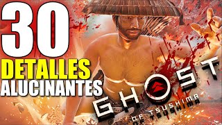 30 DETALLES ALUCINANTES de GHOST OF TSUSHIMA [upl. by Erodroeht161]