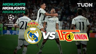 Real Madrid vs Union Berlin  HIGHLIGHTS  UEFA Champions League 202324  TUDN [upl. by Yeldah923]