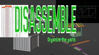 Disassemble addon for blender [upl. by Wina11]