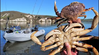 Catch Cook and Camp BOATIN ONLY CRABBING ADVENTURE [upl. by Camel237]