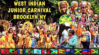 best of WEST INDIAN JUNIOR CARNIVAL Parade 2024 Brooklyn New York [upl. by Ennovahc]