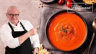 Frische Tomatensuppe einfach zubereitet und voller Geschmack I So schmeckt der Sommer I CALLEkocht [upl. by Johppa]