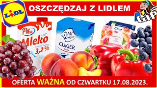 LIDL  Gazetka Promocyjna od Czwartku 17082023  Zrób Zakupy Taniej [upl. by Nahtnanhoj]