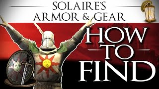 Solaires Armor amp Weapon Set  Dark Souls 3 GUIDE [upl. by Drofub]