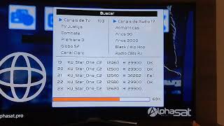 dicas de busca de canais alphasat go [upl. by Nosa542]