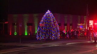 10th annual tree lighting in Throop [upl. by Oneida816]