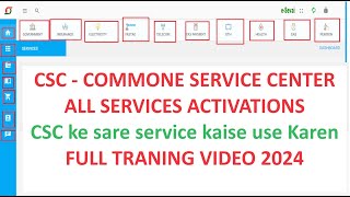 CSC ALL SERVICES 2024  HOW TO ACTIVATE  FULL PROCESS VIDEO 2024  CSC KAISE USE KARE csc cscvle [upl. by Nahtnanhoj]