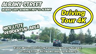 Albany Street  Driving from Schenectady NY to Albany NY  4k [upl. by Gyimah371]