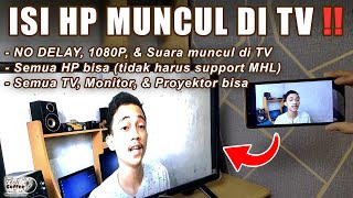 Cara Menghubungkan HP Ke TV  HDMI Dongle Anycast [upl. by Oedama7]