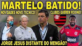 GALLARDO BATE O MARTELO E NÃO VEM PARA O FLAMENGO JORGE JESUS DISTANTE DO MENGÃO SAÍDA DE RODINEI [upl. by Analise827]