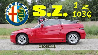 Złomnik Alfa Romeo SZ to prawdziwy potwór [upl. by Ennovi80]