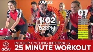 HIIT Workout  High Intensity Intervals  GCN 25 Minute Bike Session [upl. by Whall]