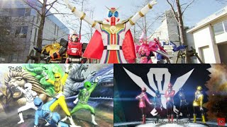 Senpaiger first henshin and roll call GokaigerZenkaiger 20112021 [upl. by Llerot]