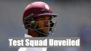 West Indies Test Squad Revealed Seven New Faces Gear Up Against Australia [upl. by Midge]