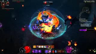 Diablo 3 Greater Rift 75 Rank 1 Wizard S4 [upl. by Pattison]