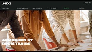 Comment faire une demande dadmission au Collège La Cité [upl. by Enawtna642]