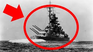 World War II  Earthquake Bombs Flip Over Unsinkable German Battleship [upl. by Zoes]