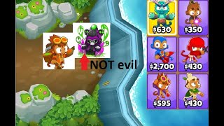 BTD6 Flooded Valley MAGIC MONKEYS ONLY GUIDENo MONKEY KNOWLEDGE ONLY BASE HERO [upl. by Fia187]