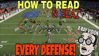 How to 📚READ amp BEAT🥊 EVERY DEFENSE in Madden NFL 23 Man Or Zone Offense Tips amp Tricks [upl. by Nednerb309]