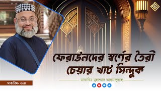 ফেরাউনদের স্বর্ণের তৈরী চেয়ার খাট সিন্দুক  মিশর মাকারিম ২০৪ [upl. by Lilllie53]