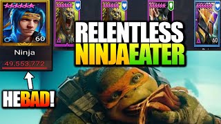 RELENTLESS NINJAEATER  ONE TEAM FOR ALL  UNKILLABLE CLAN BOSS NINJA GUIDE THE BATEATER  RAID [upl. by Jurgen653]