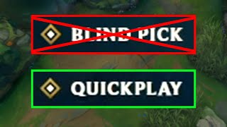 Goodbye Blind Pick Welcome Quickplay Quickplay Guide [upl. by Akeemat]