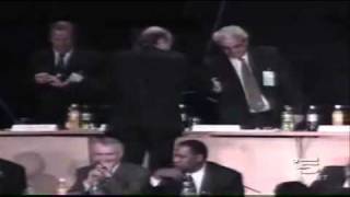 Sepp Blatter Falls Off a Stage [upl. by Aivonas25]