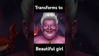 Transforms the giant witch Ursula into the most beautiful ASMR asmr satisfying sorts shorts [upl. by Sup917]