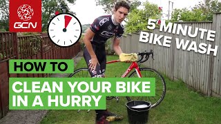 The 5 Minute Bike Wash  How To Clean Your Bike In A Hurry [upl. by Niletac892]