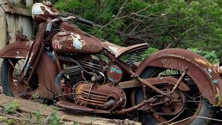 Man Restores 40YearsOld Classic Motorcycle Back to New  Start to Finish by LiveWithCreativity [upl. by Eibrik]