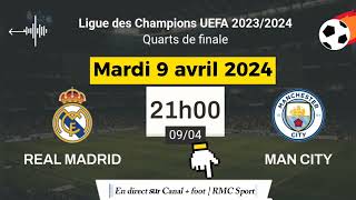 Ligue des champions  Real Madrid vs Man City en direct sur C  foot  RMC Sport 109042023 à 21 h [upl. by Kera829]