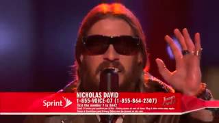 Nicholas David Whats Going On  The Voice [upl. by Aldercy]