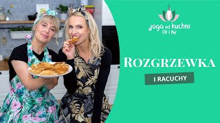 Rozgrzewka i racuchy 🥞  JOGA OD KUCHNI Oli i Asi  Ola Żelazo amp Asia KowalczykBednarczyk [upl. by Abagail]