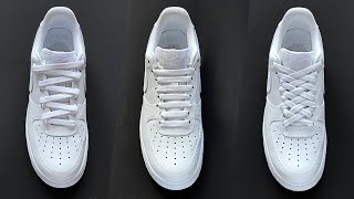 CÓMO ATAR NIKE AIR FORCE 1 LOW 5 MANERAS [upl. by Englebert]