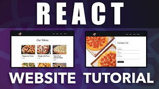 Code A React Website Tutorial  ReactJS Tutorial For Beginners [upl. by Donnenfeld387]