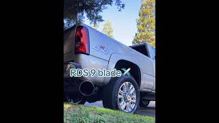 rds 9 blade lly chevy duramax with straight piped and 8 inch tip cold start [upl. by Pebrook]