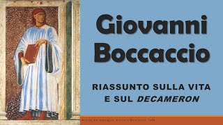 Giovanni Boccaccio Riassunto sulla Vita e sul Decameron Videolezione [upl. by Rayham]