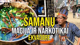 Kelionė į Ekvadorą 3 Šamanų magija blogųjų dvasių išvarymas ir kvaišalai Ayahuasca [upl. by Recneps]