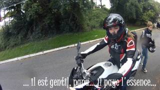 Balade moto en famille  Le Gers [upl. by Gathers]