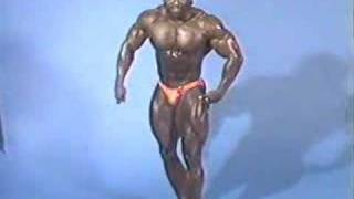 Daryl Stafford Backstage Posing 1988 Nationals [upl. by Atsylac]