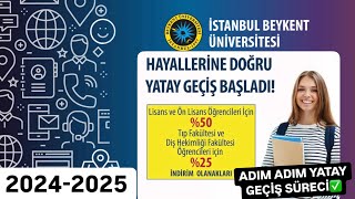 BEYKENT ÜNİVERSİTESİ YATAY GEÇİŞ ADIM ADIM Gerekli belgeler online başvuru [upl. by Odrareve]