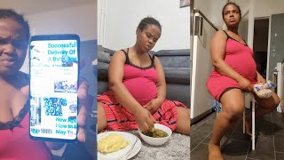 A NIGHT AS A PREGNANT WOMAN newbornbaby pregnancyvlog lifestylevlog [upl. by Eneleh]