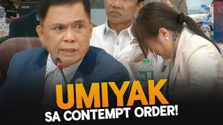 Umiyak si Colonel Royina Garma matapos ipacontempt ni Rep Paduano dahil sa umanoy pagsisinungaling [upl. by Chet]