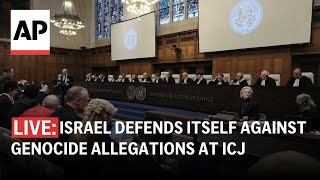 ICJ trial LIVE Israel defends itself against genocide allegations at UN top court [upl. by Aneram940]