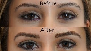 Microblading Eyebrows See My Before and After Results [upl. by Liamaj]