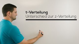 tVerteilung Unterschied zu zVerteilung StudenttVerteilung Mathe by Daniel Jung [upl. by Nneb446]